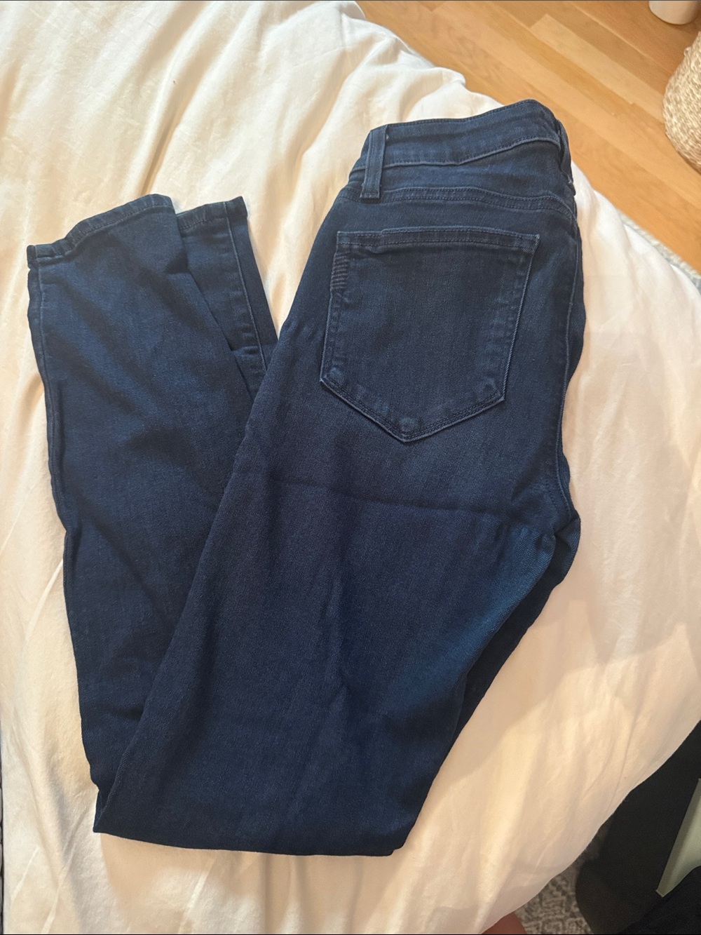 PAIGE Dark Blue Skinny Jeans